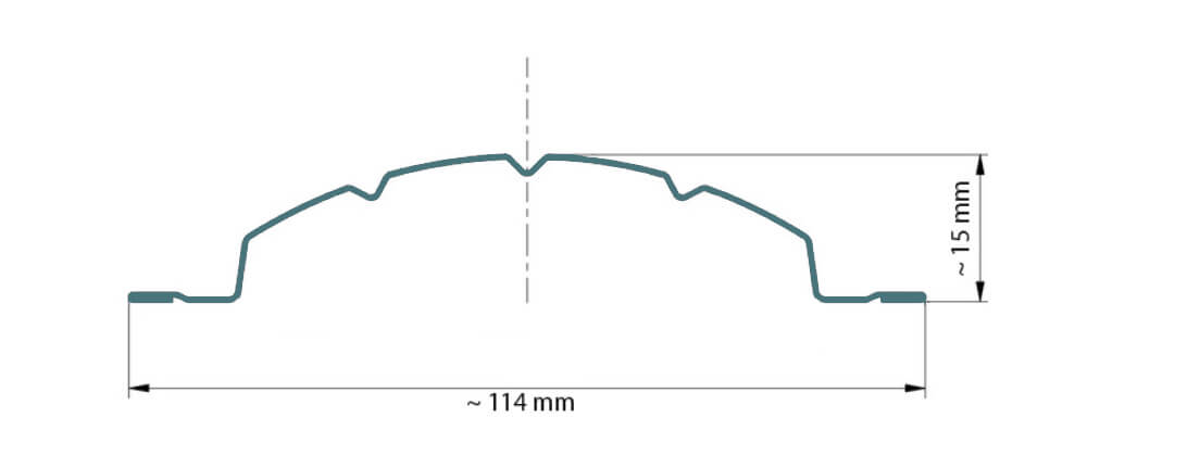 kerítés metszeti